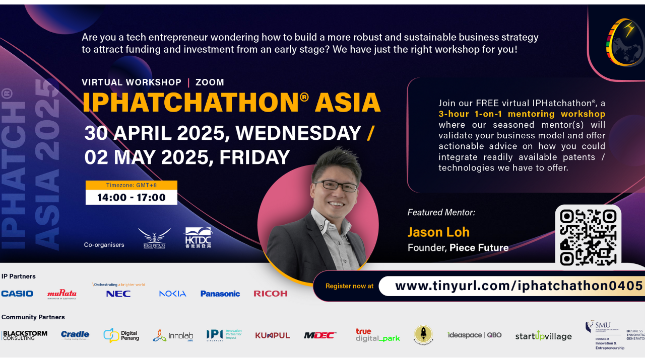IPHatchathon® Asia 2025: Exclusive 1:1 Mentoring